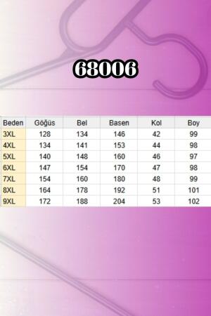 68006 Büyük Beden Pat Üzeri Düğme Detaylı Penye Tunik - Siyah - (1)