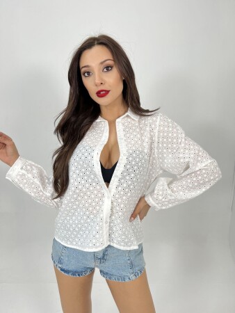 6841 GÖMLEK-BEYAZ - 4