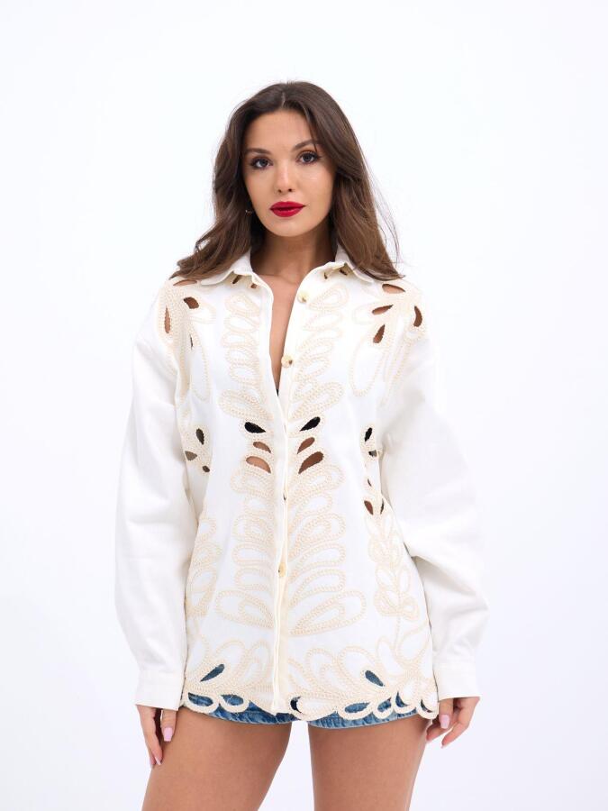 6956 GÖMLEK-BEYAZ - 1