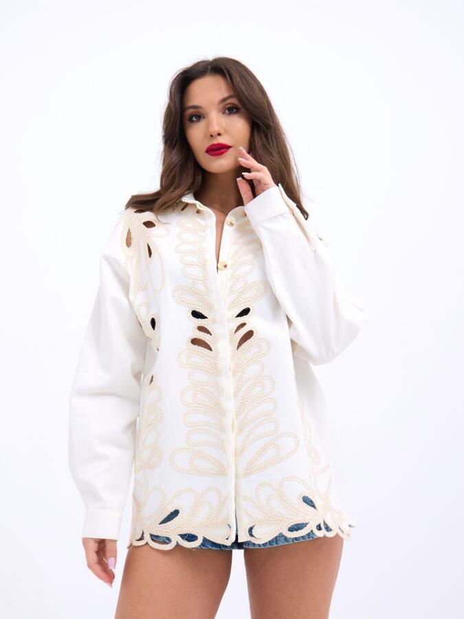 6956 GÖMLEK-BEYAZ - 3