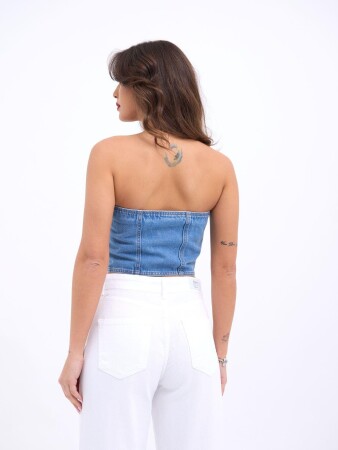 6991 KOT BLUZ-MAVİ - 4