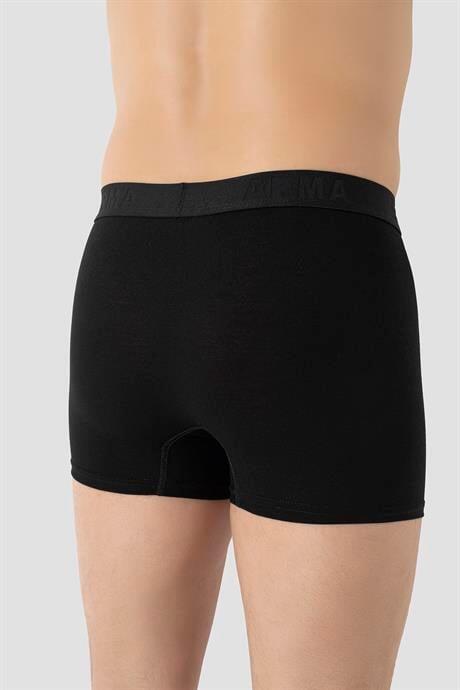 6'lı Paket Erkek Pamuklu Likralı Esnek Kumaş Renkli Boxer - 7