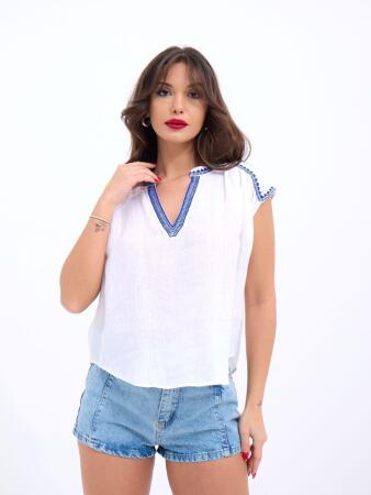 7162 BLUZ-BEYAZ - 3