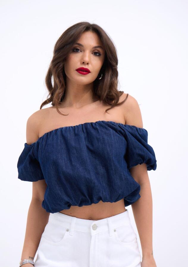 7341 CROP-MAVİ - 2