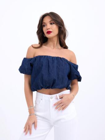7341 CROP-MAVİ - 5