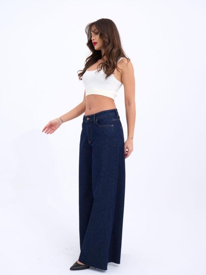 7350 KOT PANTOLON-MAVİ - 5