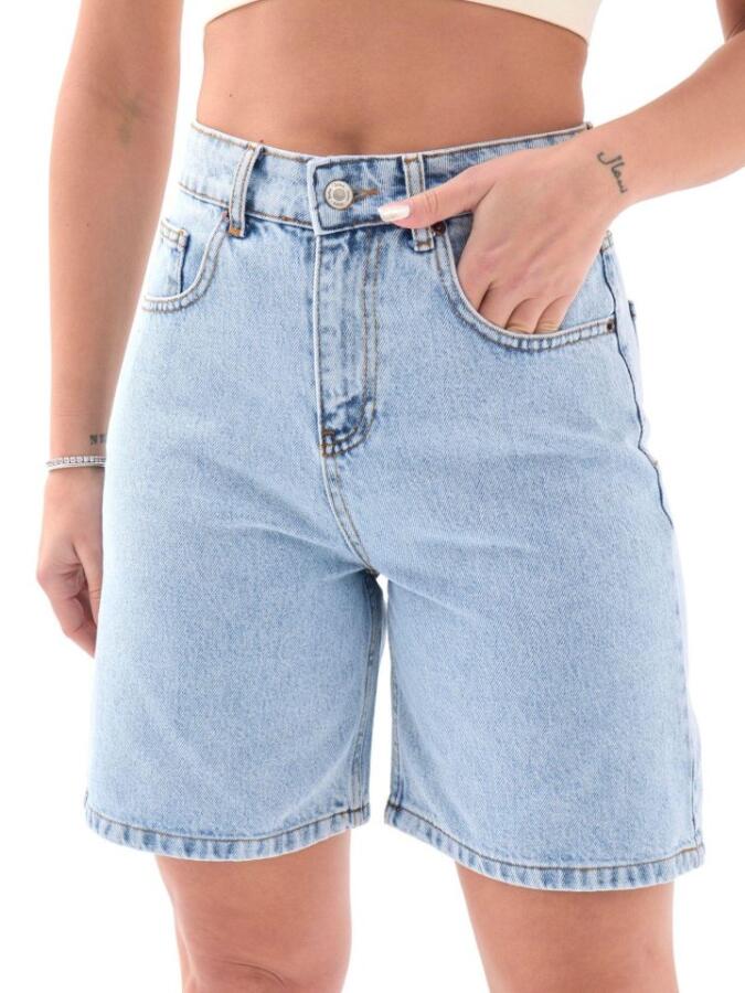 7391 KOT ŞORT-MAVİ - 3