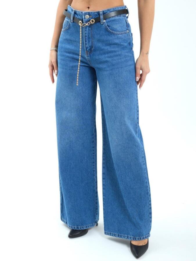 7398 KOT PANTOLON-MAVİ - 4