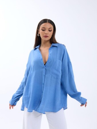 7399 GÖMLEK-MAVİ - 3