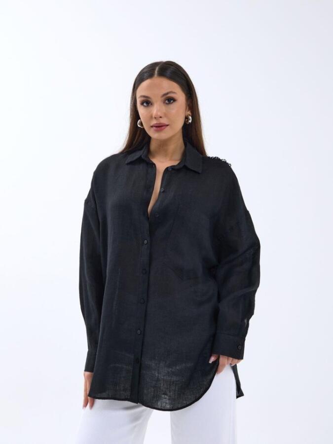 7399 GÖMLEK-SİYAH - 1