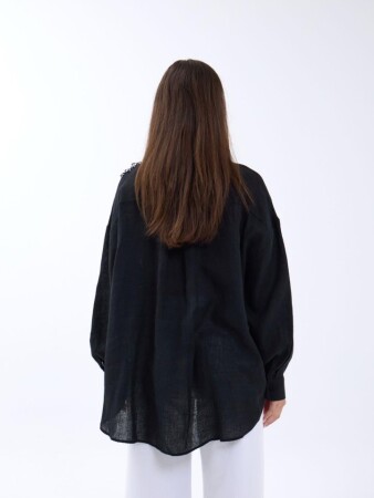 7399 GÖMLEK-SİYAH - ANGELINO BuyukBedeniz (1)