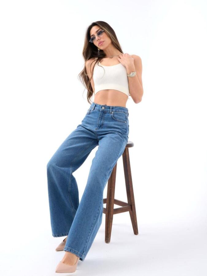 7418 KOT PANTOLON-MAVİ - 5