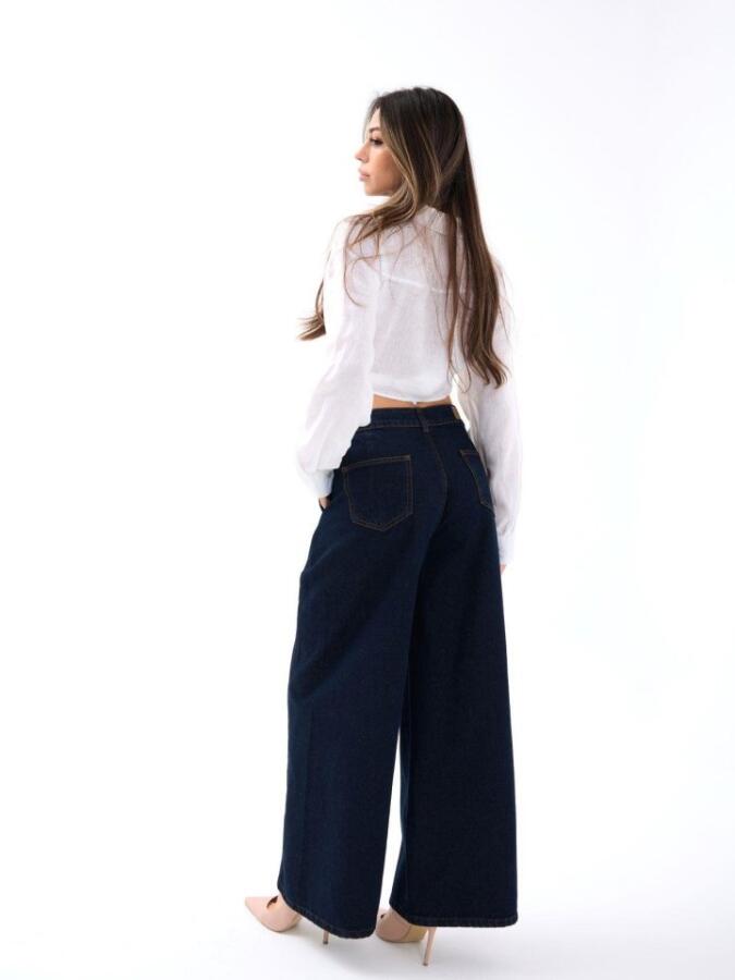 7437 KOT PANTOLON-MAVİ - 5