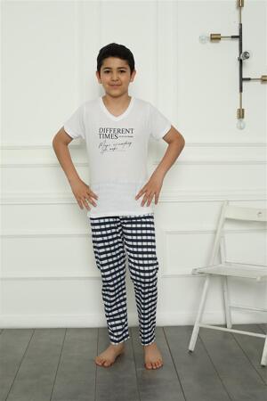 Akbeniz Erkek Çocuk Penye Pijama Takım 20390 - 1