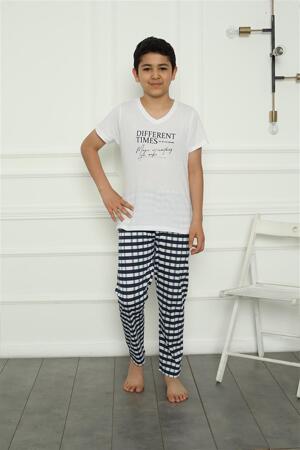 Akbeniz Erkek Çocuk Penye Pijama Takım 20390 - 2