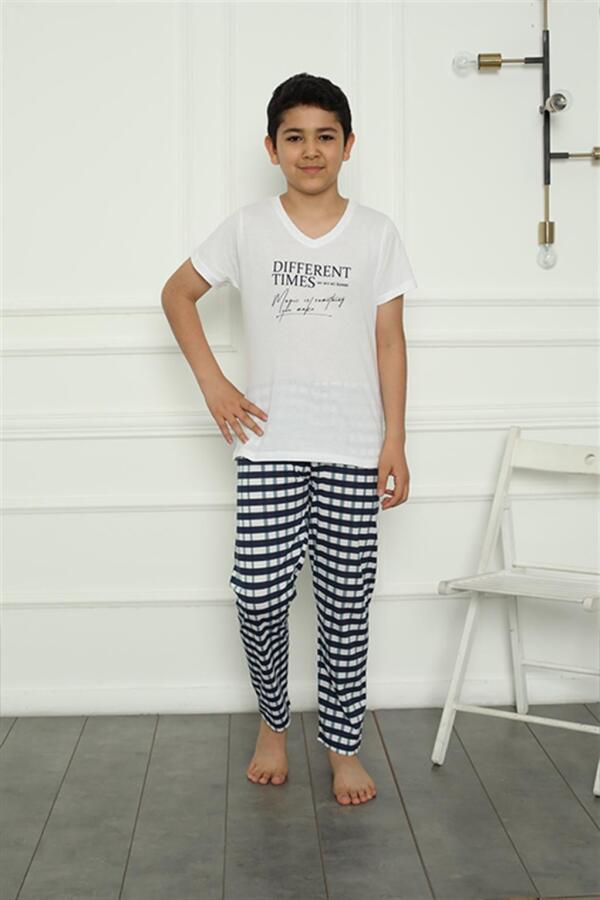Akbeniz Erkek Çocuk Penye Pijama Takım 20390 - 2