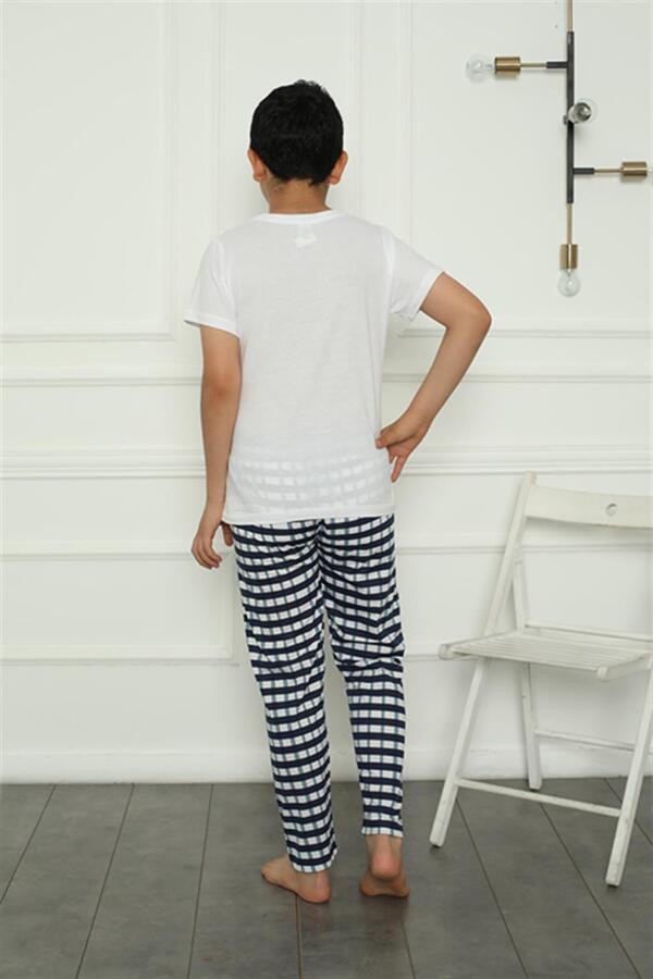 Akbeniz Erkek Çocuk Penye Pijama Takım 20390 - 4