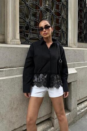 Andrea Dantel Detay Gömlek 3385-08 - ANGELINO BuyukBedeniz