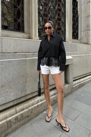 Andrea Dantel Detay Gömlek 3385-08 - ANGELINO BuyukBedeniz (1)