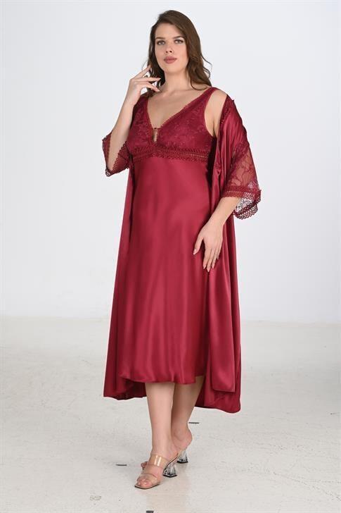 Angelino 2li Bordo Sabahlık Takımı Bigsize 6229 - 2