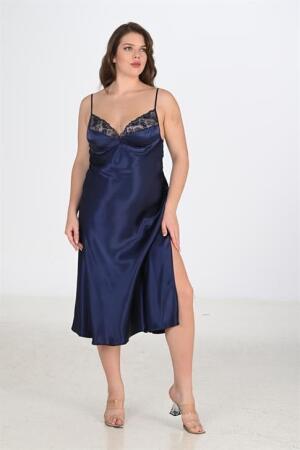 Angelino 2li Lacivert Sabahlık Takımı Bigsize 6228 - 2