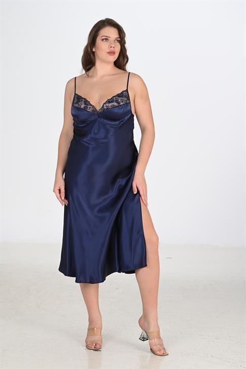 Angelino 2li Lacivert Sabahlık Takımı Bigsize 6228 - 2