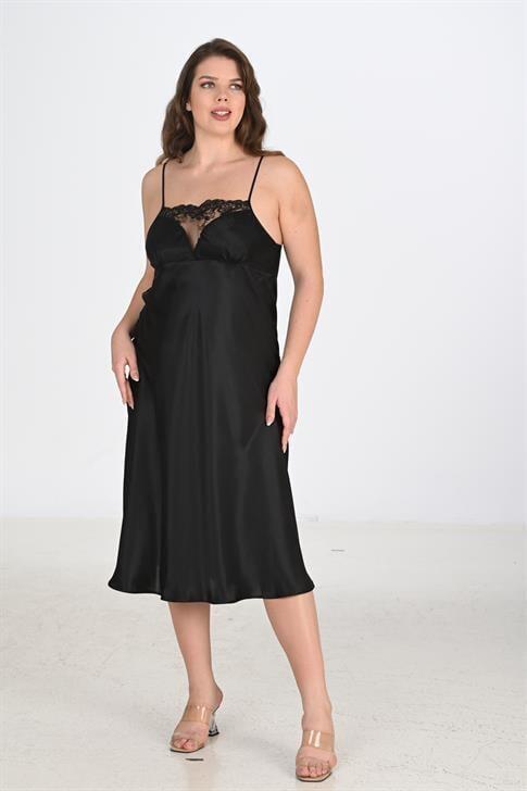 Angelino 2li Siyah Sabahlık Takımı Bigsize 6221 - 3