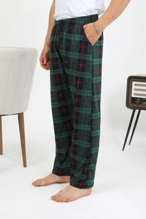 Angelino Erkek Pamuk Tek Alt Pijama Yeşil 27562 - 5