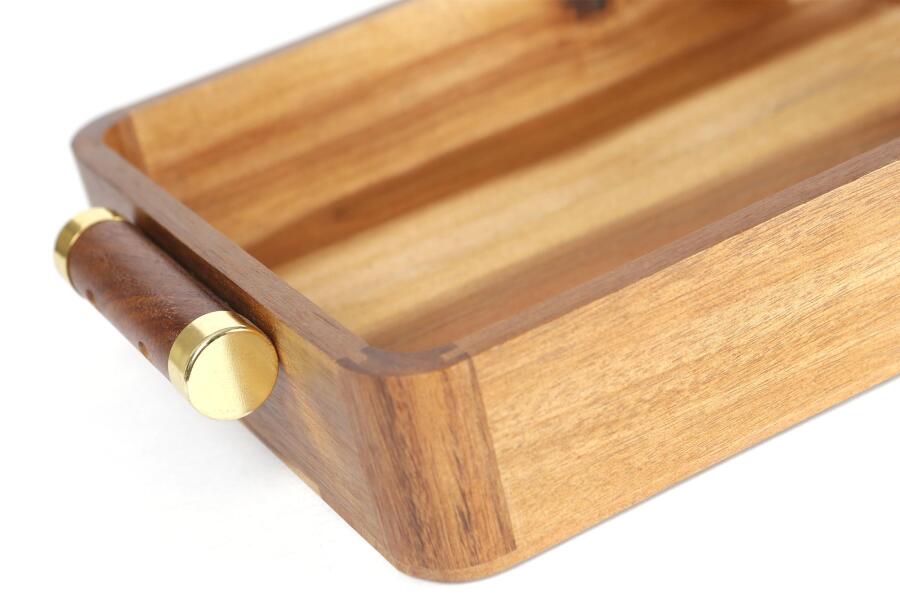 Natura Akasya Gold Küçük Boy Tepsi - 4