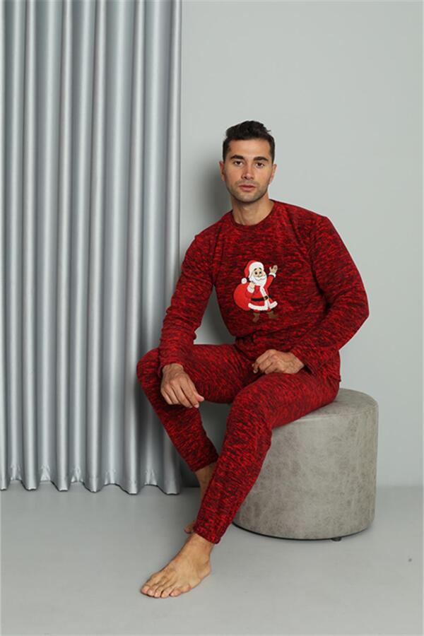 Angelino Welsoft Erkek Polar Sevgili Kombini Pijama Takımı 50124 Tek Takım Fiyatıdır - 8