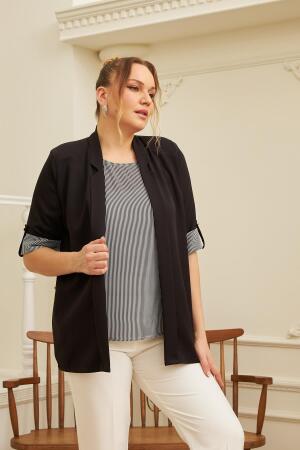 Atlet Ceket Siyah İkili Takım - RMG (1)