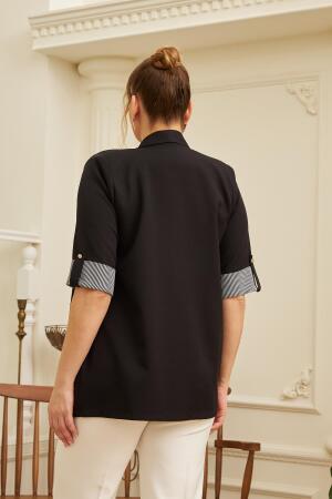 Atlet Ceket Siyah İkili Takım - 4