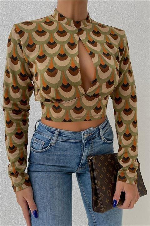 Autumn Cut Out Bluz 3018-08 - 1