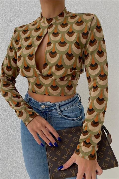 Autumn Cut Out Bluz 3018-08 - 4
