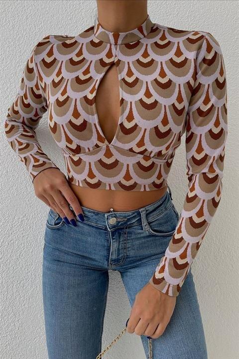 Autumn Cut Out Bluz 3018-08 - 2