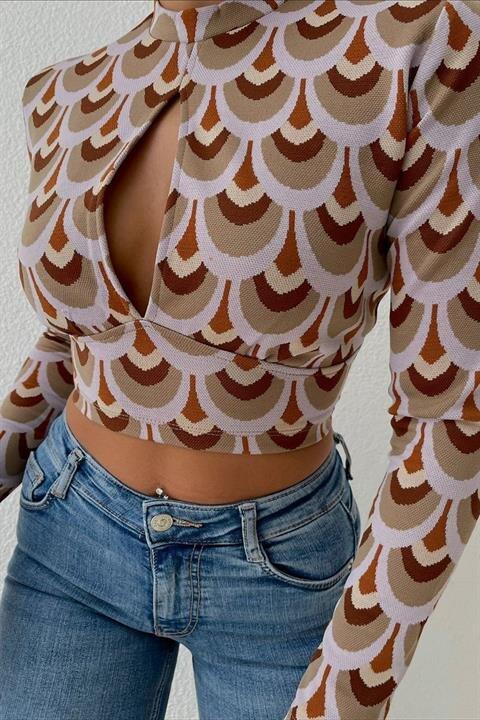 Autumn Cut Out Bluz 3018-08 - 3
