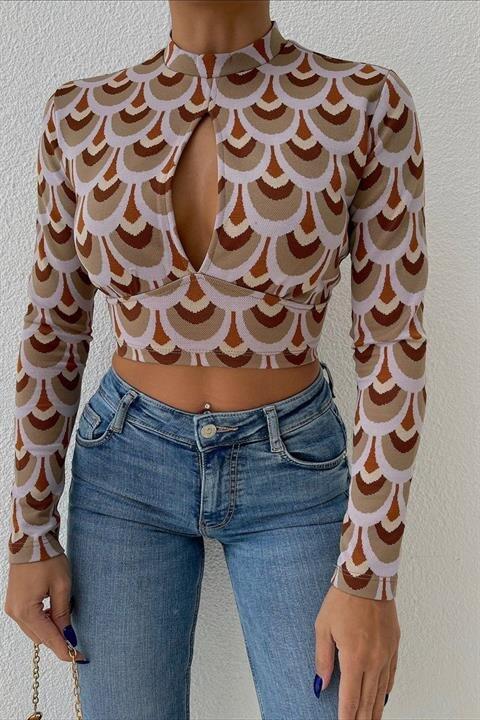 Autumn Cut Out Bluz 3018-08 - 4