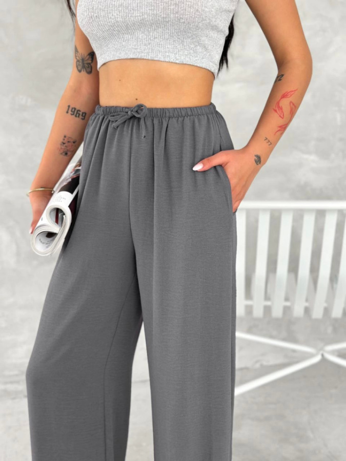 Ayrobin Oversize Pantalon - Füme - 1