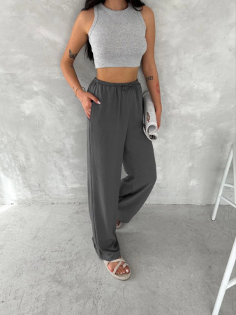 Ayrobin Oversize Pantalon - Füme - 3