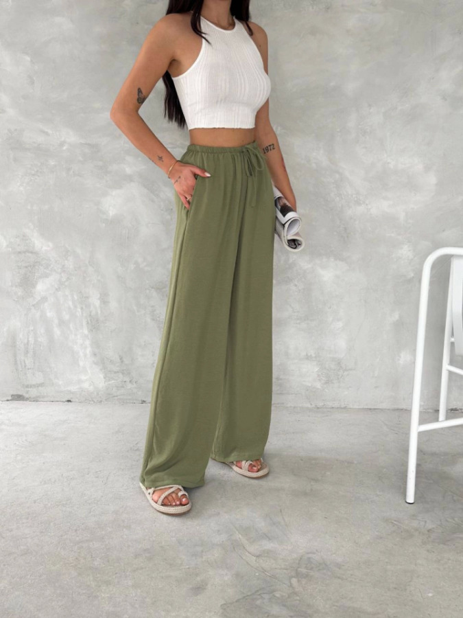Ayrobin Oversize Pantalon - Mint Yeşili - 1
