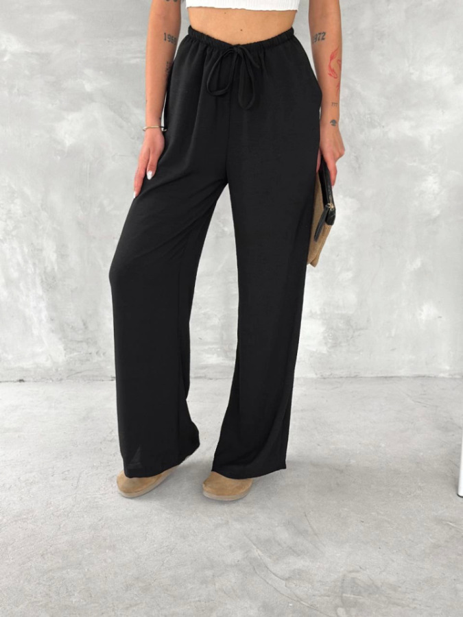 Ayrobin Oversize Pantalon - Siyah - 1
