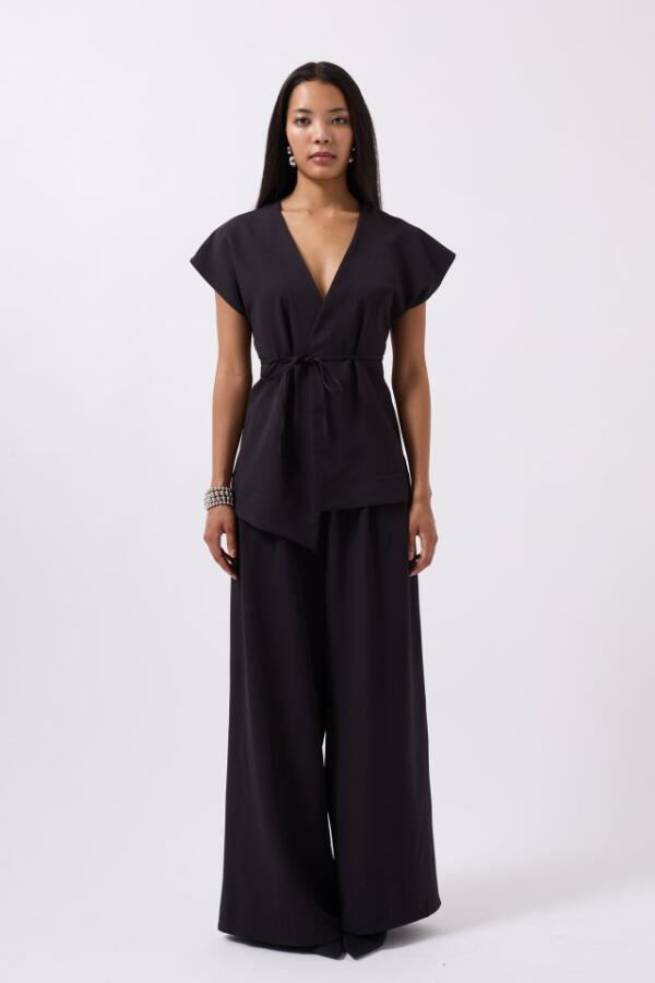 Bağcık Detay Yelek - 2