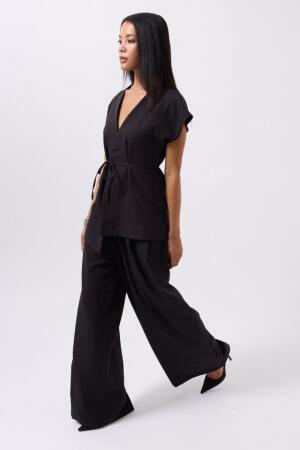 Bağcık Detay Yelek - ANGELINO BuyukBedeniz