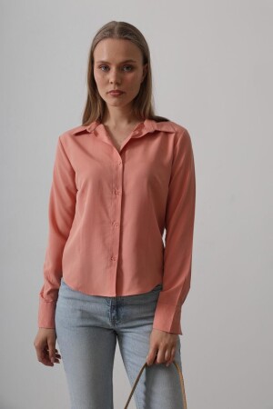 Basic Gömlek - Somon - 3
