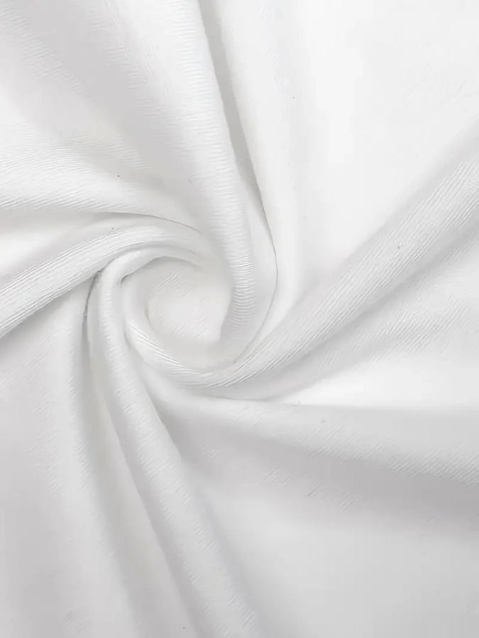 Baskılı Oversize Bisiklet Yaka T-shirt - Beyaz - 3