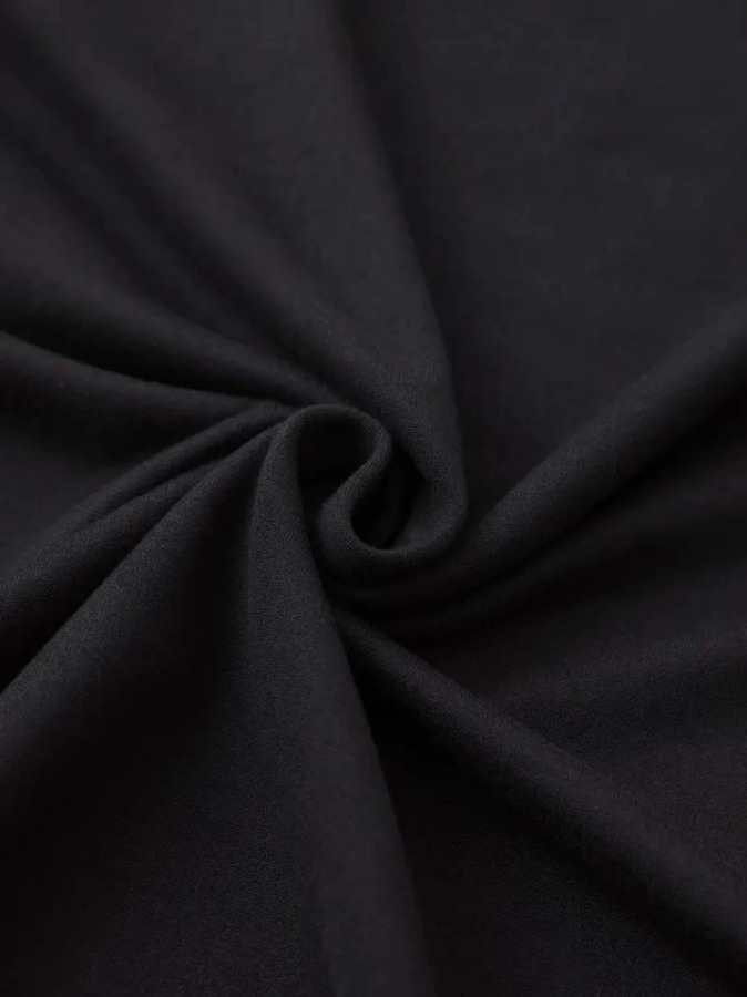 Baskılı Oversize Bisiklet Yaka T-shirt - Siyah - 2