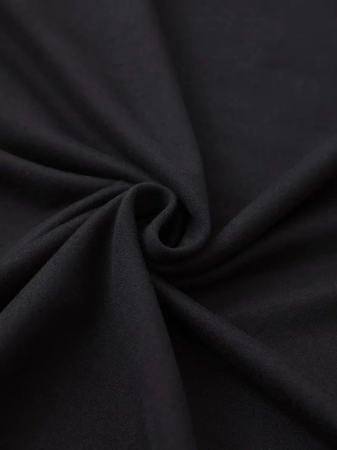 Baskılı Oversize Bisiklet Yaka T-shirt - Siyah - 2