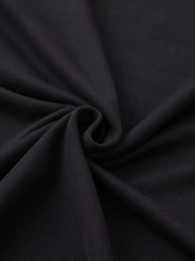 Baskılı Oversize Bisiklet Yaka T-shirt - Siyah - 2