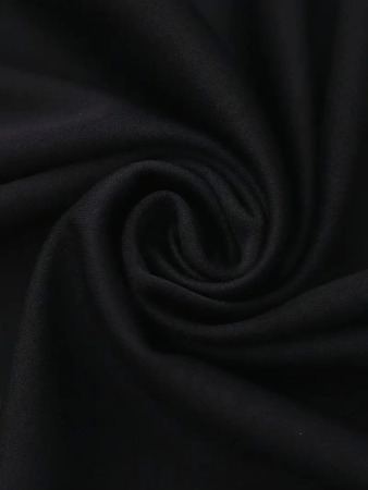 Baskılı Oversize Bisiklet Yaka T-shirt - Siyah - 3
