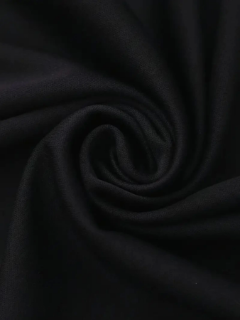 Baskılı Oversize Bisiklet Yaka T-shirt - Siyah - 3